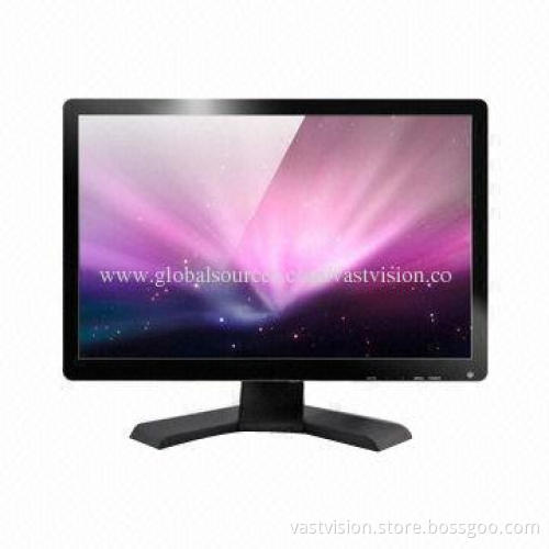 15-inch CCTV LCD Monitor with Quad-screen Optional, 110 to 220V Power Adapter Input